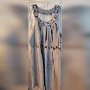 Silver Semi formal dress